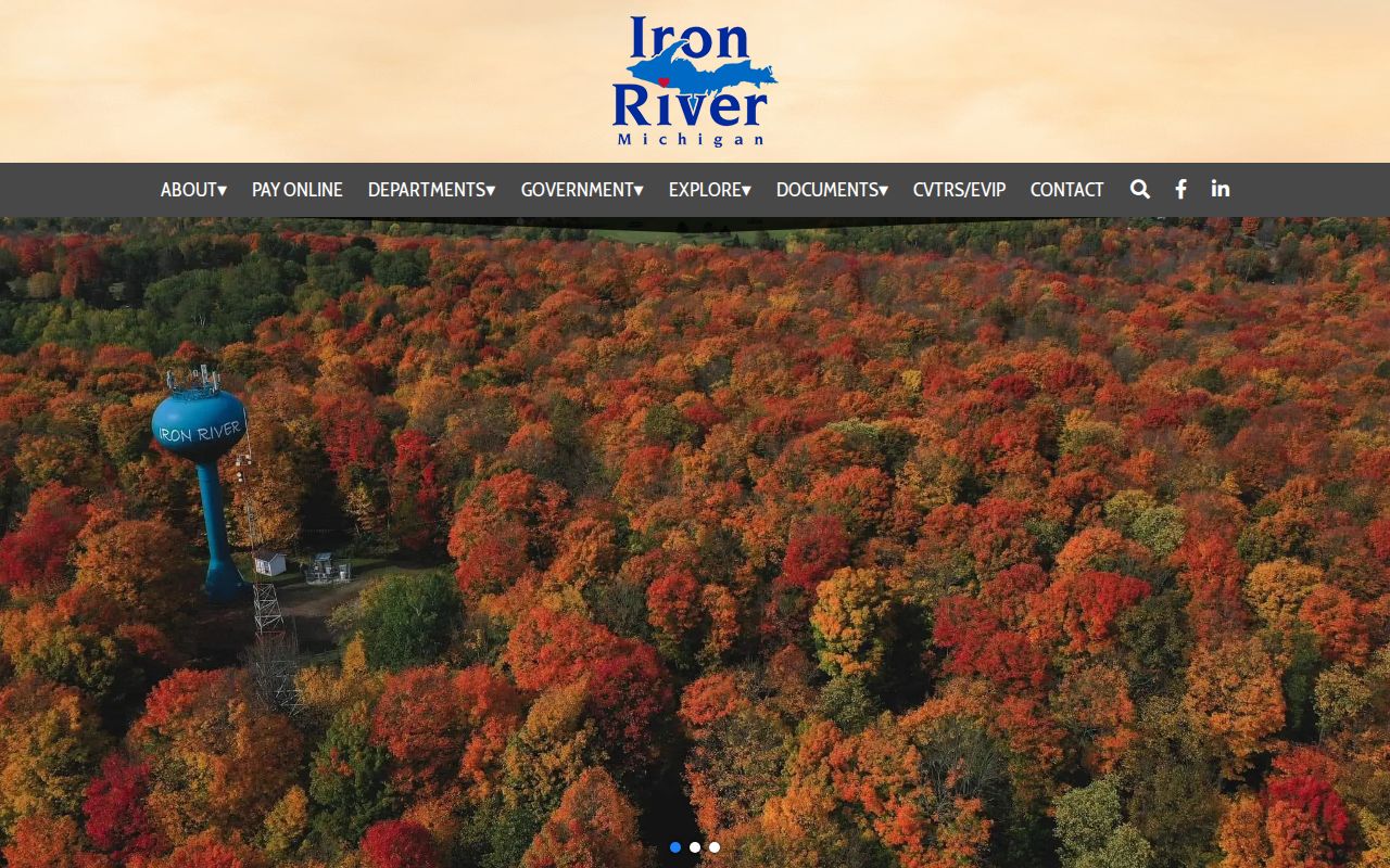 Official Iron River city source for criminal records requests